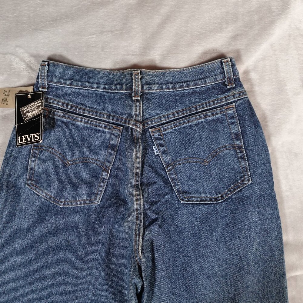 Vintage Levis Relaxed Tapered Fit Womens 14 (Fits 28x30) High Rise 1988 80s NEW